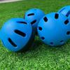 5 PEZZI 74MM Palline Flusso d'Aria Foro Vuoto Palline Morbide Palline da Baseball in Plastica per Allenamento Indoor