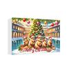 Capybara Advent Calendar Christmas 2D Capybara Decorations 24 Day Countdown To Christmas Calendar for Tree Car Wall Home Festive Holiday Decor