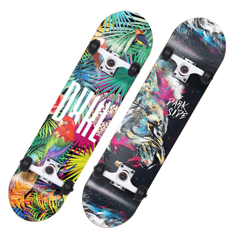 

Dixing Dinosaur 31-inch Maple Double Kicktail Skateboard