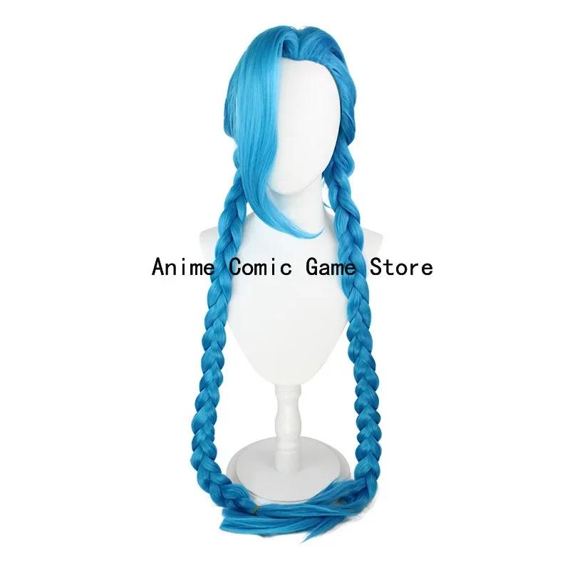 Anime Game LOL Arcane Cosplay Costume Crit Loli Jinx Cosplay Loose Cannon Cosplay Outfit Shoes Wig Sexy Women Carnival Costume