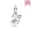 Opalisierender Schneemann Anhänger Charm 792981c01