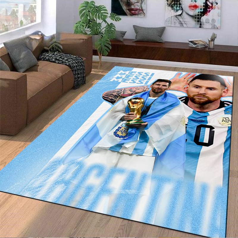 Argentine Champion carpet Designed floor mat, suitable as a non-slip mat for the living room or bedroom sofa