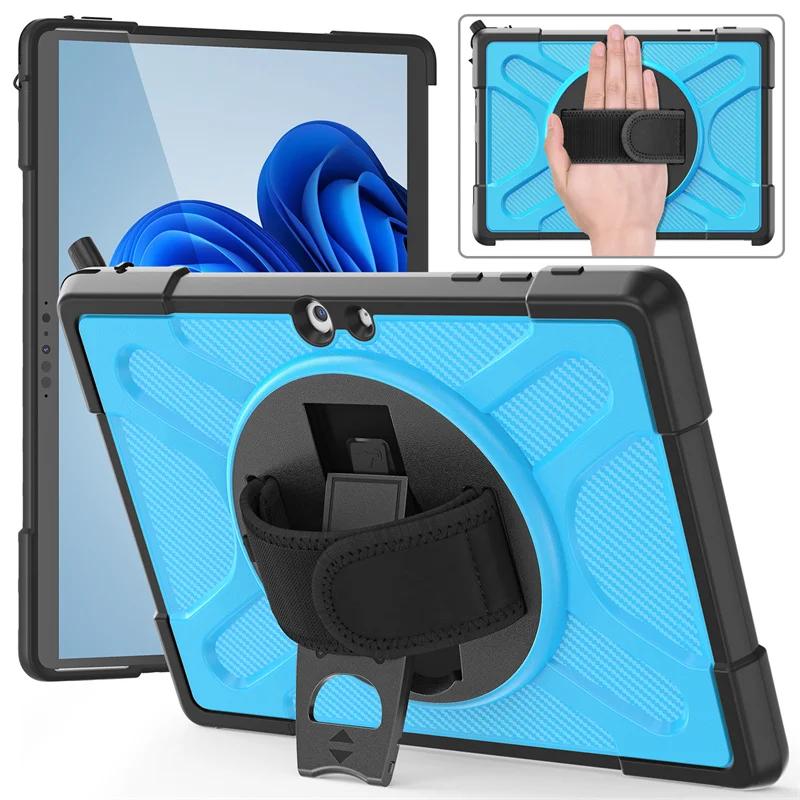 Custodia per Microsoft Surface Pro 11 10 9 8 13" 7+ 6 5 4 12.3 pollici Cover per Laptop Antiurto Rotante a 360° per Surface Go 4 3 2 Funda
