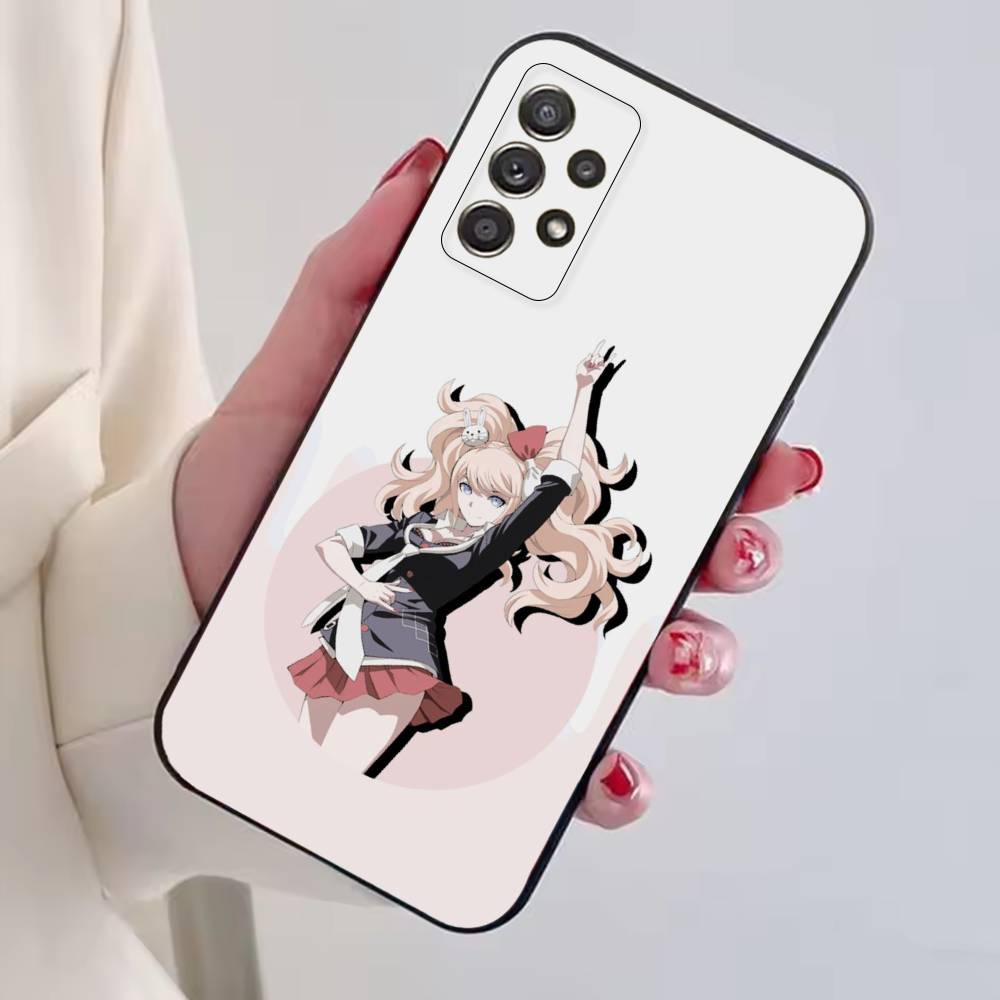 D-Danganronpa Game Junko Enoshima Phone Case Black Silicone Soft For Samsung S25,S24,S21,S22,S23,S30,Ultra,S20,Plus,Fe,Lite
