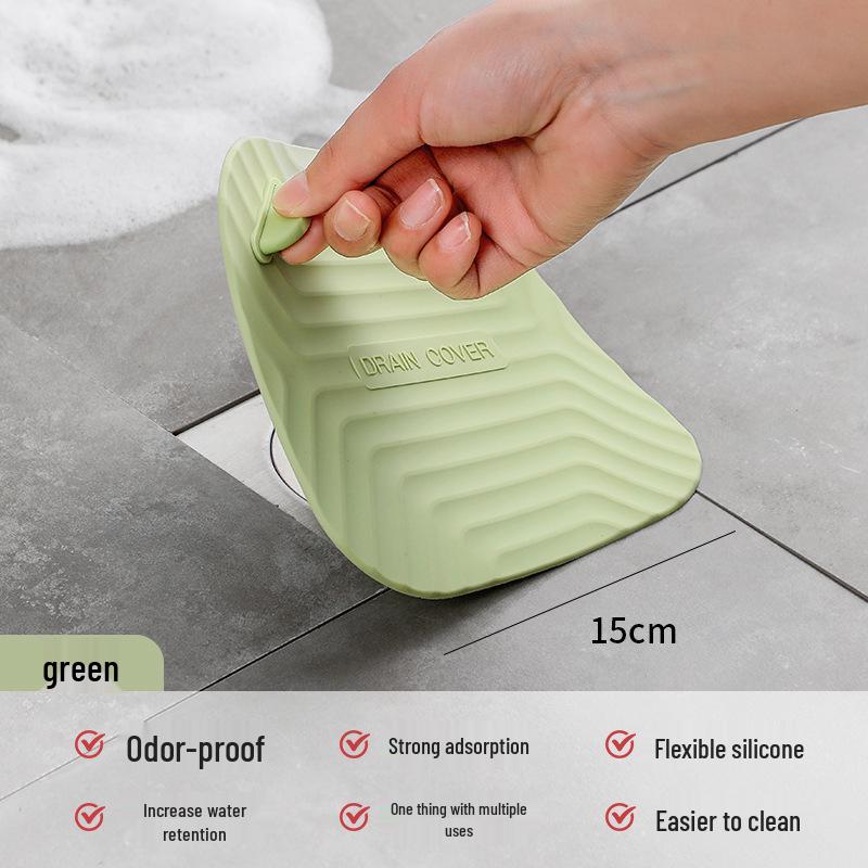Anti-Odor Floor Drain Cover for Bathroom, Kitchen, and Toilet