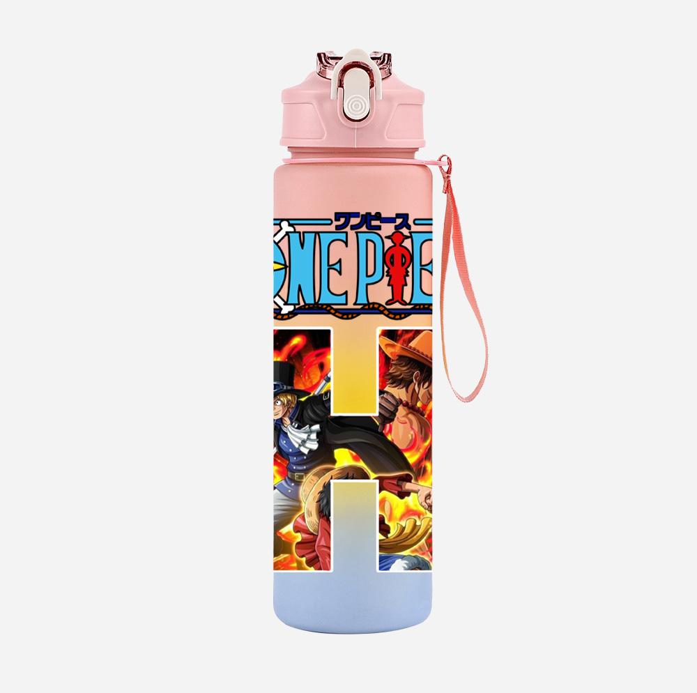 Anime A-Z English Letter Printed Character Colorful Water Cup Demon Hunters Large Capacity Outdoor Drinking Bottle Boy Girl Gift
