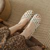 Summer Women Sandals New Open Toe Low Heel Ankle Strap Outdoor Dress Office Ladies Heeled Shoes
