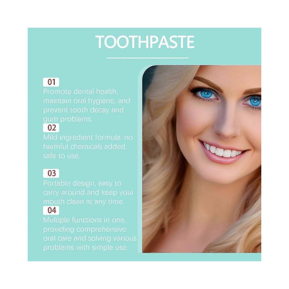 Post Oil Pulling Toothpaste, Coco-Mint Jasmine Whitening Toothpaste, Fresh Breath & Brightens Teeth & Protects Enamel, Fluoride Free Toothpaste 120g 2