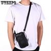 WTEMPO Men's Mobile Phone Bag Multifunctional Business Waistpack Wearing Belt Large Capacity One Shoulder Cowhide Bag