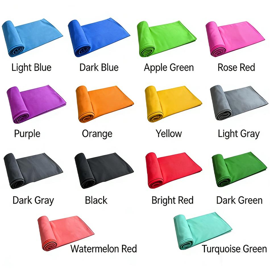 1/14Pcs Absorbent And Quick Drying Microfibre Travel Towel Quick Drying Super Soft Compact Sports Towel Camping Towel