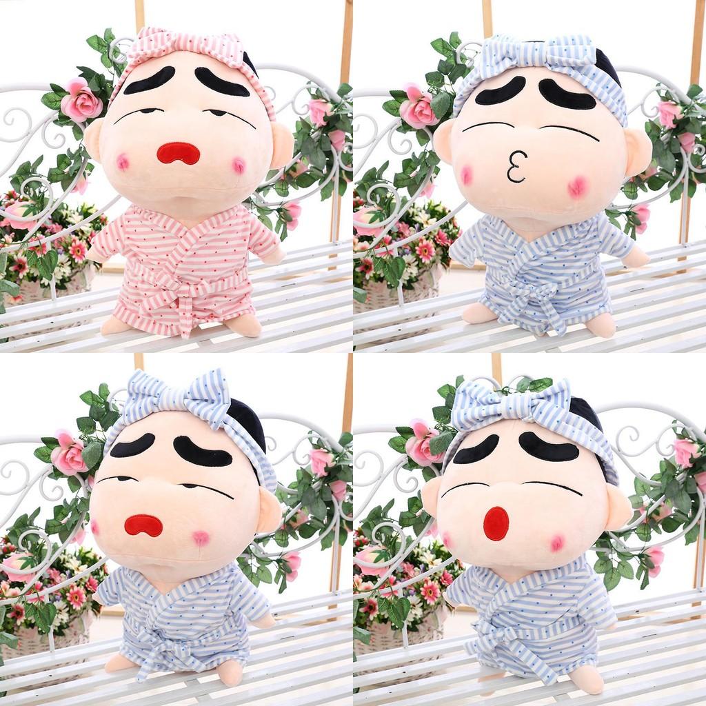 Shin Crayon Chan Plush Toy Bathrobe Multi Expression Stuffed Doll Gift Girl