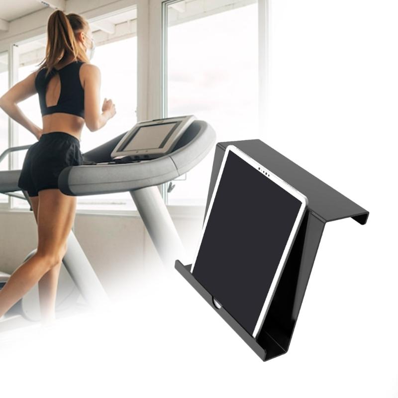 Multipurpose Device Stand for Gym Equipment Secure Clamp Designs Flexible Position Holder for Workout Activities