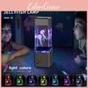 Led Jellyfish Lava Tank Aquarium Lamp 7 Color Changing Night Mood Gift Light