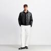 JACK&JONES Men's Classic PU Lapel Jacket