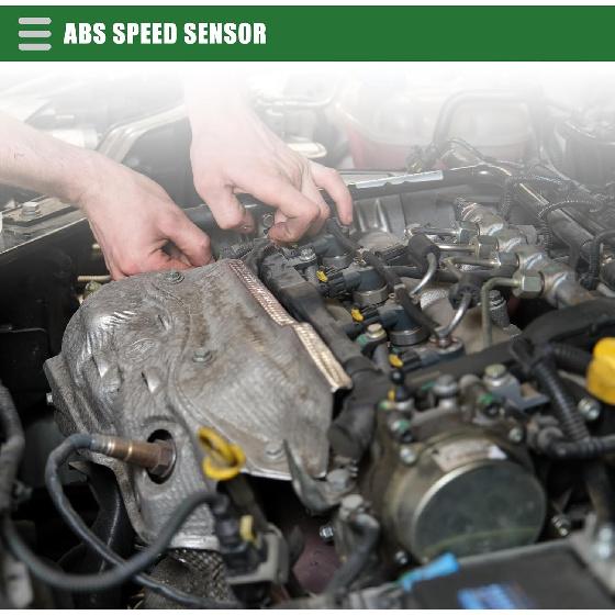 Motoforti Front Left ABS Speed Sensor,for Volkswagen Alltrack 2017-2019, ABS, No.WHT003861, Black