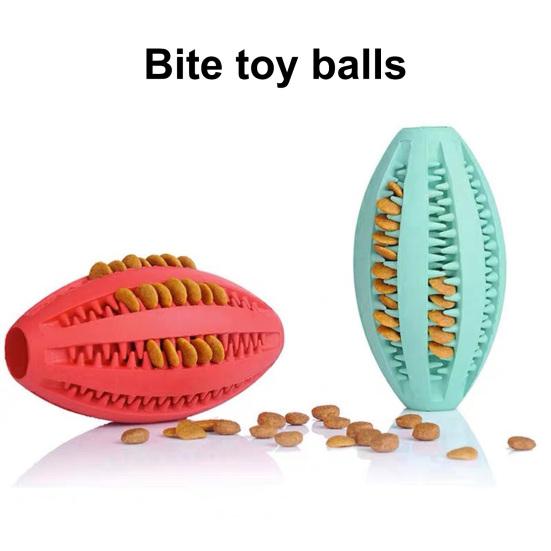 

3 шт., игрушка для домашних животных в форме мяча для регби, интерактивные игрушки для жевания собак, снимающие тревогу, медленное поедание лакомств для собак, дозирующая игрушка, товары для домашних животных