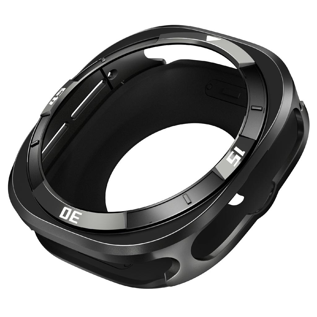 For Samsung Galaxy Watch7 44mm Watch Case Aluminum Alloy + PC Protective Cover