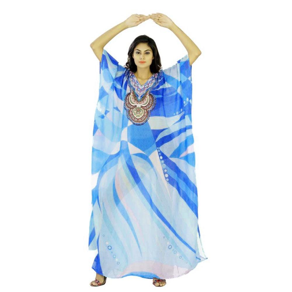 Beach Blouse Large Loose Robe Holiday Dress