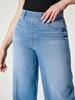 Women's Jeans Wide Leg Mid Waist High Elasticity Elastic Waist Washing Jeans From China Mainland With No Brand