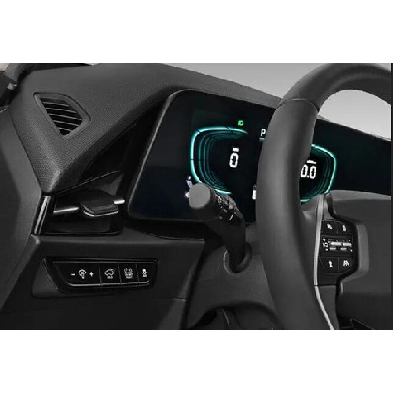Carbon Fiber Headlight Adjust Switch Cover Trim For Kia Niro 2023 2024 2025