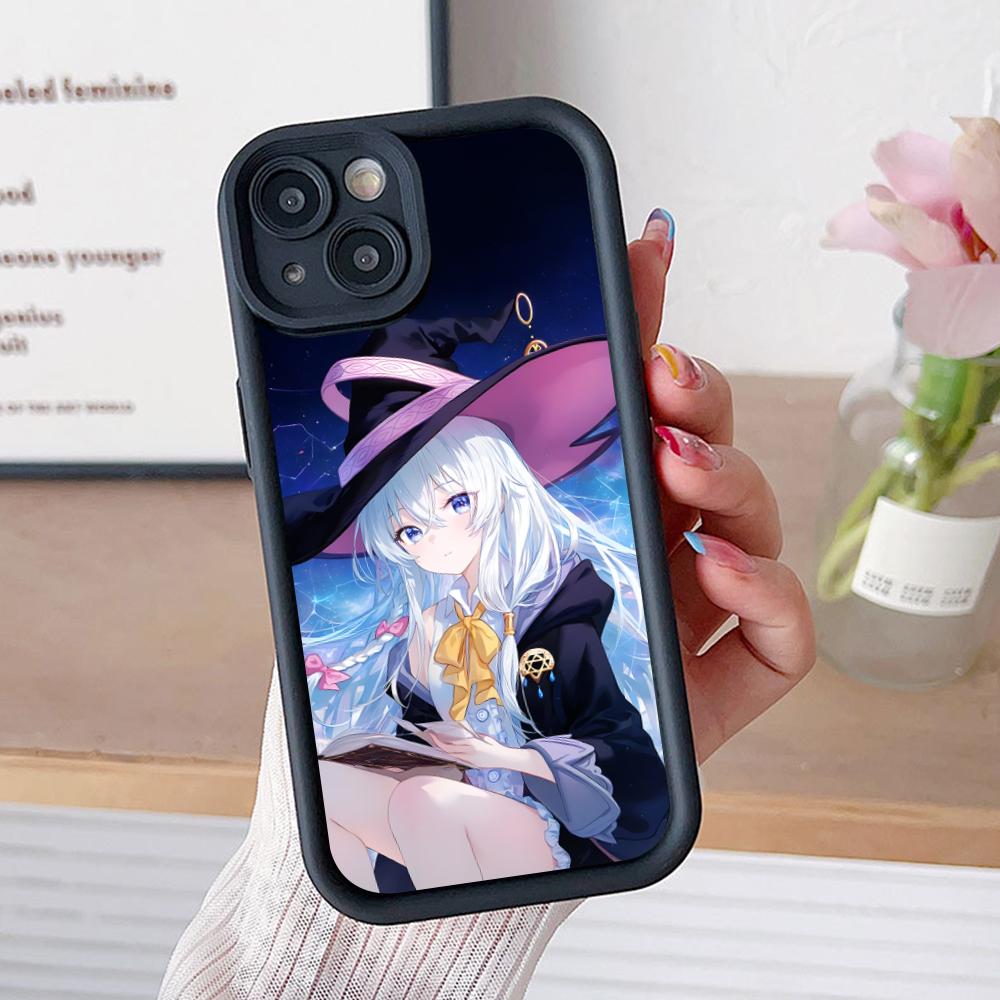 

Wandering Witch Elaina Thicken TPU Mobile Phone Case for iPhone 17 16 15 14 13 12 11 Air Pro Max Plus Colorful Cover iPhone 13 Pro Max