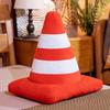 Moving Traffic Barrier Guard Rail Plush Toy Cushion Stuffed Decorative Doll