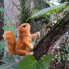 Squirrel Garden Statue Decor Statue Cute Resin Squirrel Outdoor Fun Garden Decor Yard Fence Backyard Tree Climbing Crafts
