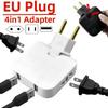 EU-Stecker Steckdosen 4 in 1 USB zu EU-Steckdosen-Adapter 180 Grad drehbar Mehrfachstecker Mini Schlank Kabelloser Steckdosenadapter Steckdosen