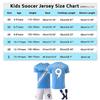Manchester City Haaland No. 9 Youth Soccer Jersey 25/26 Season Breathable Polyester Sports T-Shirt Blue