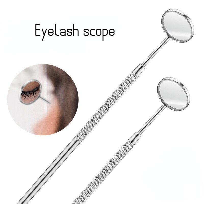1Pcs Dental Mouth Mirror Multifunction Stainless Steel Checking Eyelash Extension Teeth Whitening Oral Care False Eyelashes Tool