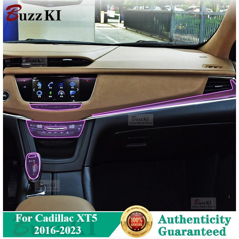 For Cadillac XT5 2016- Car Interior Film Dashboard piano board Shift center console Anti-scratch transparent TPU Film