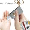 with Bottle Cover Hand Sanitizer Bottles Refillable Bottles with Keychain Holder Cosmetic Container