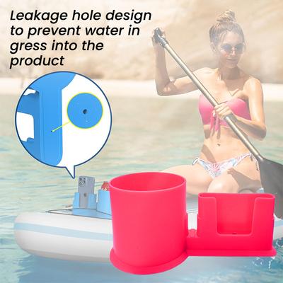 1 Stück 2-in-1 Stand-Up Paddleboard Lagerregal mit Funktionen von Stand-Up Surfbrett Telefon Becherhalter Geeignet für Kanus Kajaks