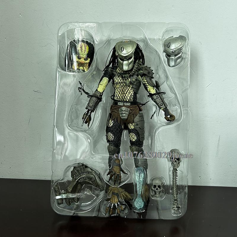 Figura de Acción Depredador Cazador de la Jungla Alienígena Muñeca Modelo Aliens vs Depredador Estatua para Estantería Juguetes Articulados Móviles Regalo para Niños