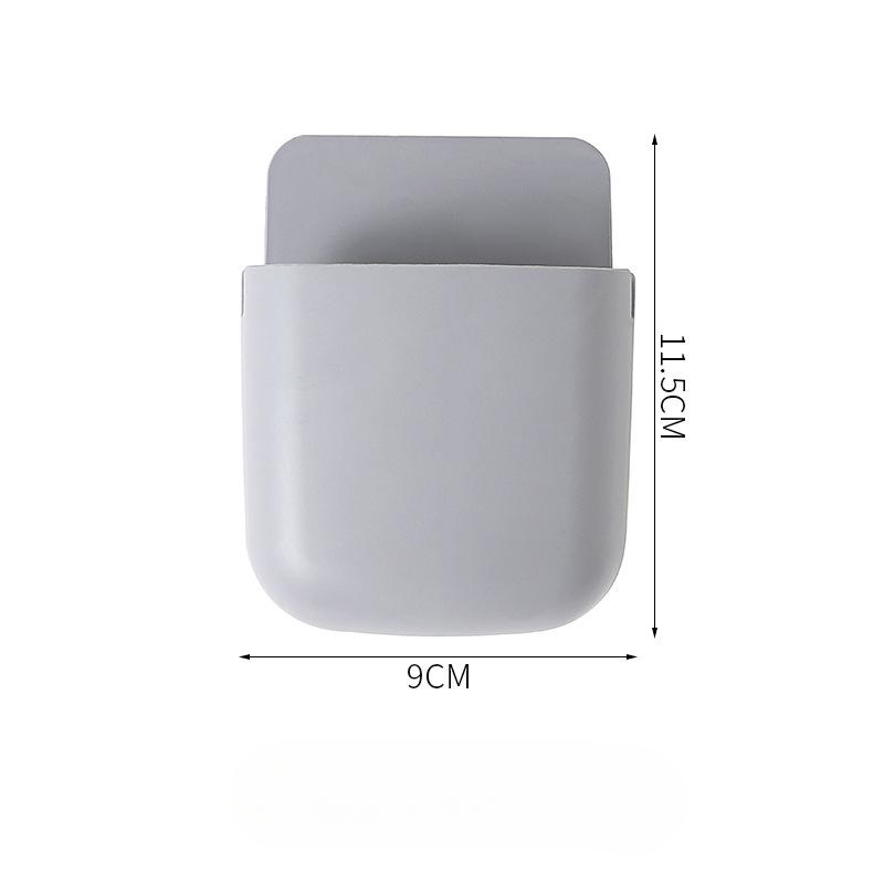 

Настенный подвесной ящик для телевизора, кондиционера, пульта дистанционного управления, настенный ящик для хранения, стеллаж для хранения мобильного телефона без перфорации 11.5*9cm серый