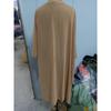 Women's Sexy V Neck Mid Sleeve Solid Color Ruffle Midi Plus Size Lace Dress