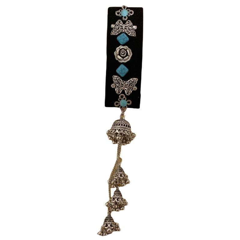 Elegant Tassels Hairpin with Ethnic Designs Comfortable Alloy Tassels Hairpin Stylish Hair Adornment for Casual Parties 1