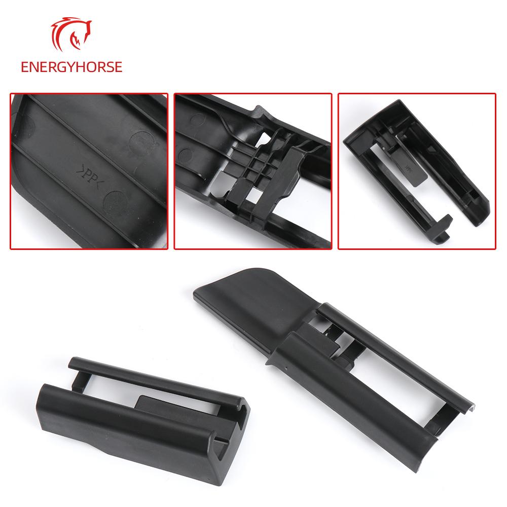 Black ABS Car Seat Rail Trim Cover Sliding Track Bonnet Front Rear Left Right For BMW G30 G11 G12 F15 F16 5 7 Series