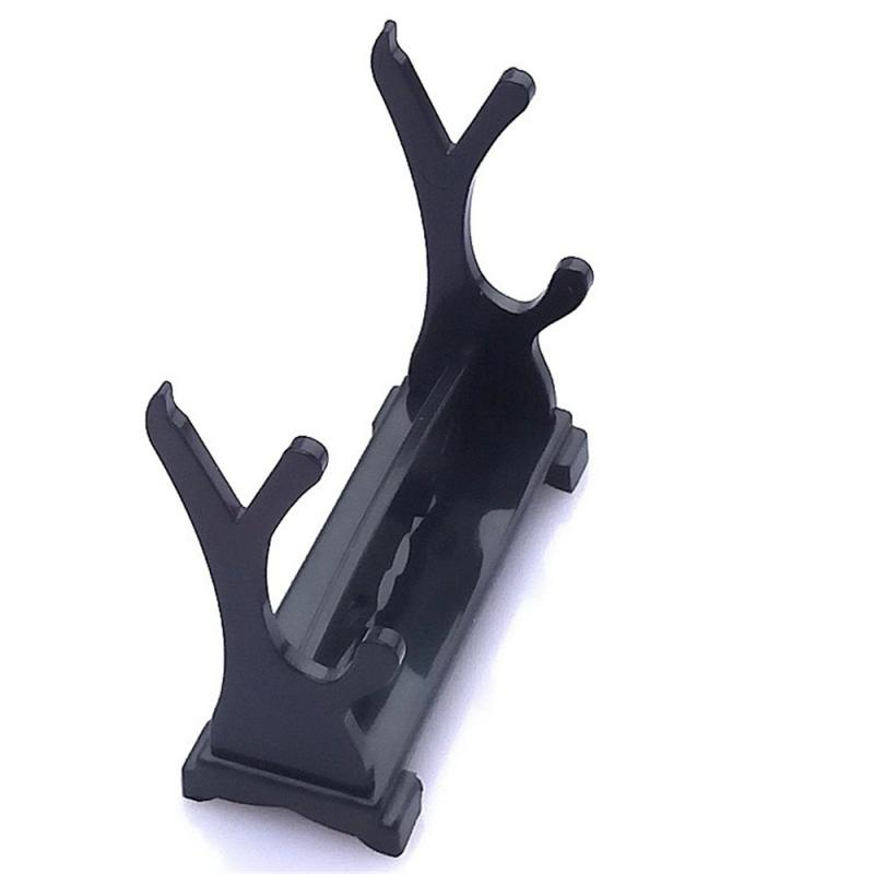 DIY Ausstellungsständer Schwert Pistole Messer Waffe Modell Kunststoff Display Spiel Anime Halterständer Anhänger Abnehmbar Schwarz Ausstellungsstand