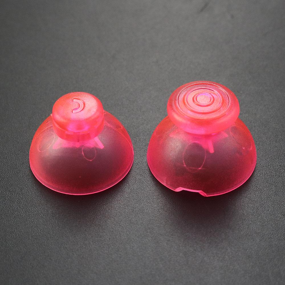 JCD 1 Pair Left And Right 3D Analog Joystick Thumb Stick Silicone Cap For GameCube For NGC GC Controller Repair Part Replacement