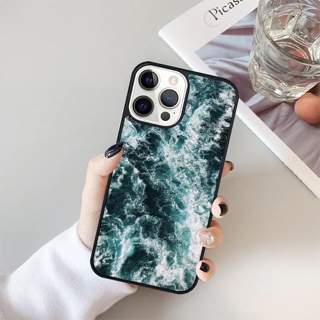The waves Ocean water Coque Shell For iPhone 17 Air 15 16 14 13 12 Pro Max 11 Pro Max Plus Phone Case Cover