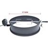 Kit tournebroche - onlyfire - 57cm - acier - noir - compatible weber 2290