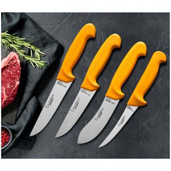 

Lazbisa Kitchen Knife Set Meat Butcher Knife Gold Series Set Of 4