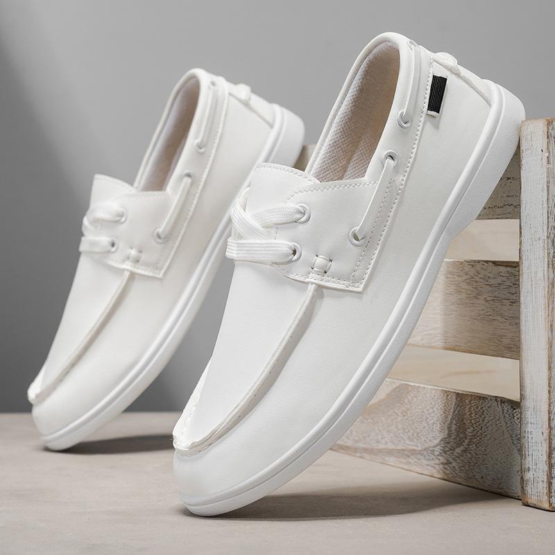 New Spring and Autumn Breathable Men's Casual Shoes Fashionable Trendy Student Sports Shoes Versatile Men's Slip-On Shoes