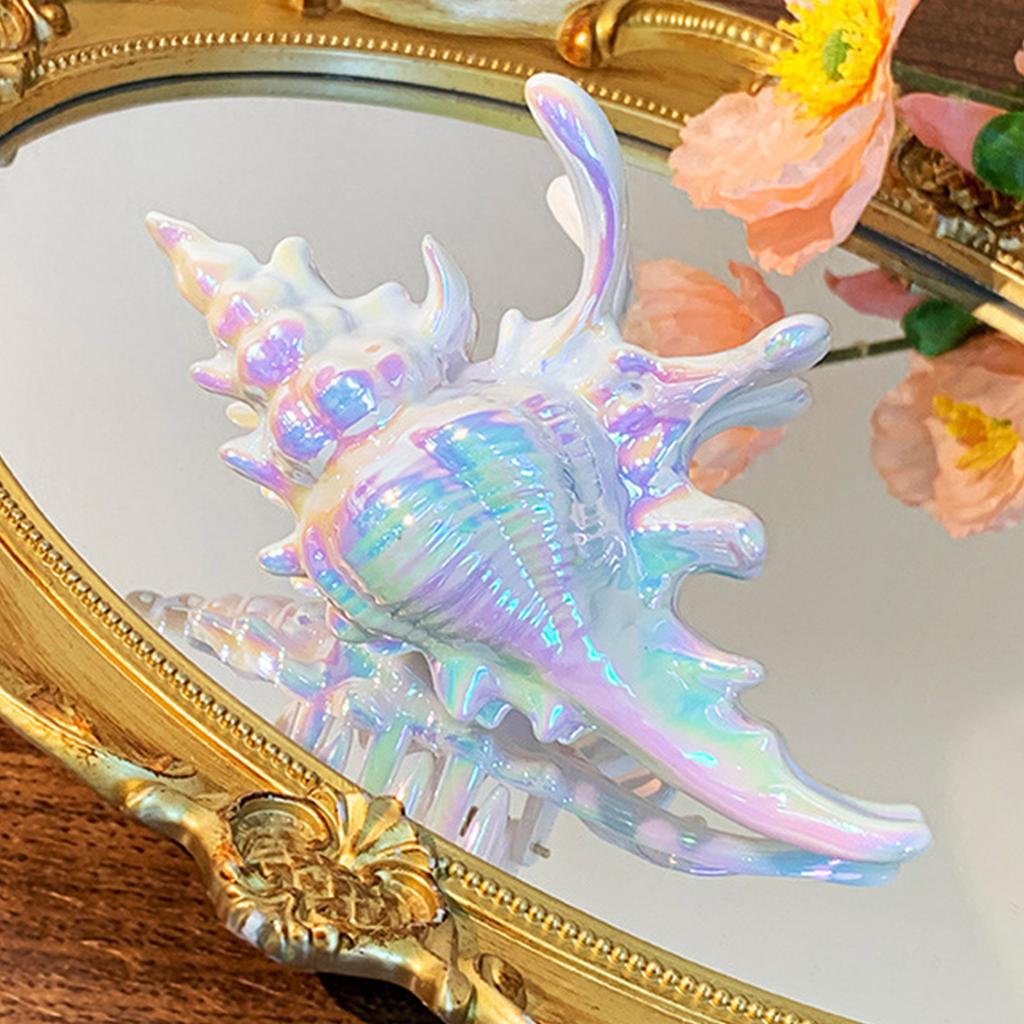 Elegant Metal Conch Shaped Hair Claw For Women Girls Trendy Hair Accessories Fashion Jewelry Hair Clip Adornment