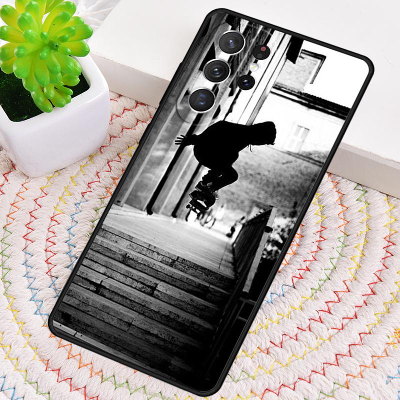 Skate Extreme Sport TPU Phone Case For Samsung Galaxy note 10 pro S26 S25 S24 S23 S22 Ultra Plus S21 FE S20 Shockproof Cover