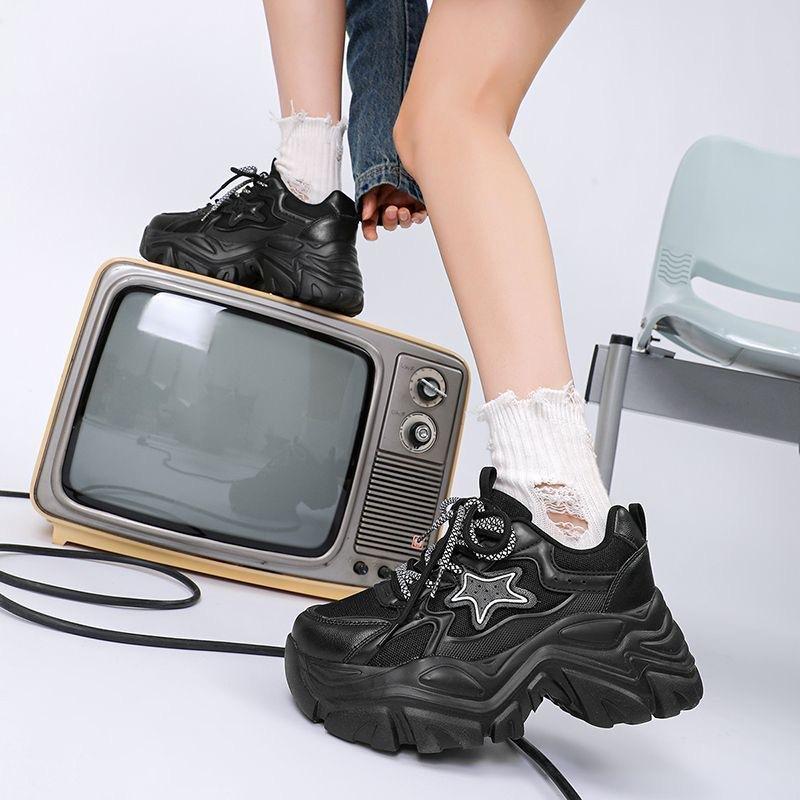 Dad Shoes Women's Spring New Versatile Platform Casual Sneaker Women's Shoes