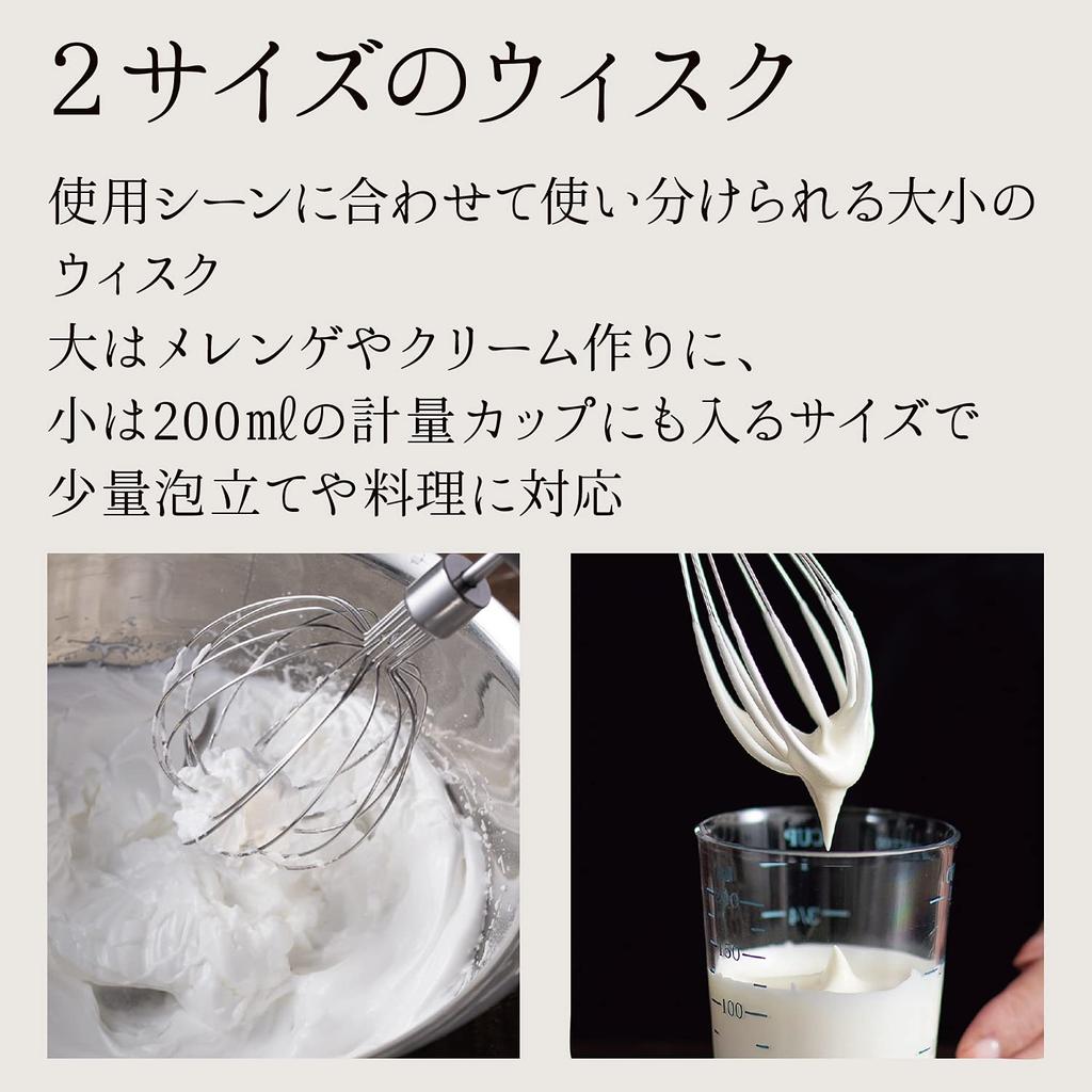 Kai Smart Hand Charcoal Kitchen DL6430 Whipper, Compact, Black, Tool,