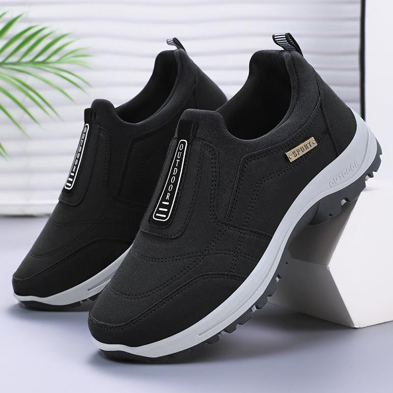 2026 Slip-On Men's Plus Size Outdoor Walking & Hiking Shoes - Casual Dad Style