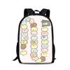 Sumikkogurashi School Bag With Waterresistant Nylon Fabric And Adjustable Shoulder Straps For Students